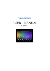 Traveltek CA908 User Manual
