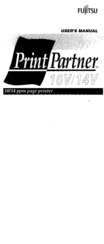 Fujitsu PrintPartner 10V User Manual