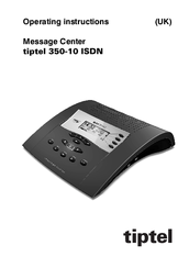 Tiptel 350-10 ISDN Operating Instructions Manual