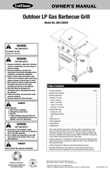 Uniflame GBC1205W Owner's Manual