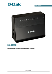 D-Link DSL-2750U User Manual