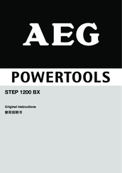 Aeg STEP 1200 BX Original Instructions Manual