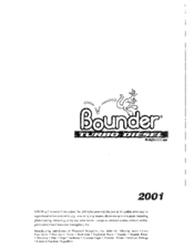 Fleetwood Bounder turbo diesel 2001 Manuals | ManualsLib