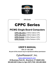 CyberResearch CPPC P4-32-X User Manual