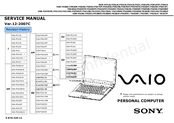 Sony VAIO VGN-FS25TR Service Manual