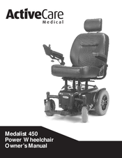 Active Care Medical Medalist 450 Owner's Manual