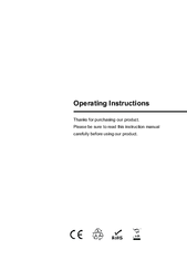 Grandbeing MX0404-330 Operating Instructions Manual