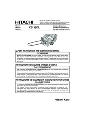 Hitachi DH 36DL Safety Instructions And Instruction Manual