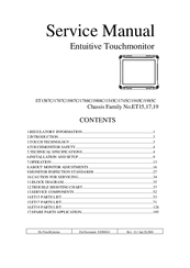 Elo TouchSystems ET1788C Service Manual