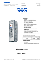Nokia 9300 RAE-6 Service Manual