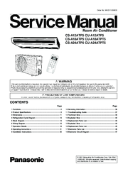 Panasonic CS-A12ATP5 Service Manual