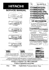 Hitachi VT-FX880E Service Manual