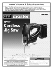 Drill Master 68242 Owner's Manual & Safety Instructions