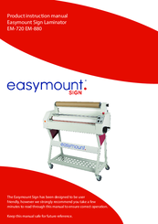 Easymount Sign EM-720 Product Instruction Manual