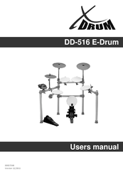 XDrum DD-516 E-Drum User Manual