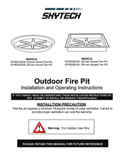 Skytech SFRSR25DSI Operating Instructions Manual