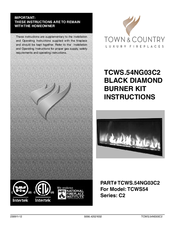 Town & Country Fireplaces TCWS.54NG03C2 Instruction Manual