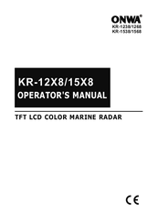 Onwa KR-15X8 Operator's Manual