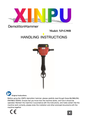 xinpu XP-G90B Handling Instructions Manual