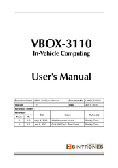 Sintrones VBOX-3110 User Manual