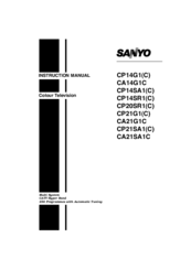 Sanyo CP21SA1(C) Instruction Manual