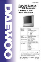 Daewoo DDQ-20L6SCN Service Manual
