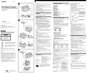 Sony DC-V700 Operating Instructions