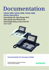 Siemens HiPath 3000 V3.0 or later Gigaset M1 Professional User Manual