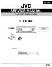 JVC KS-FX832R Service Manual