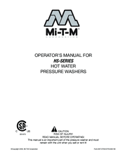 Mi-T-M HS SERIES Operator's Manual