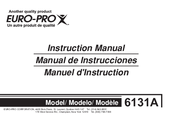Euro-Pro 6131A Instruction Manual