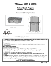 Savannah heating TASMAN 5000S Installation And Operating Instructions Manual