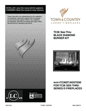 Town & Country Fireplaces TC36 TC36ST.NGST03D Manual