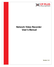 CP PLUS CP-UNR-1xxQ1 Series User Manual