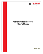 CP PLUS CP-UNR-3xxT2P Series User Manual