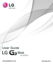 LG G3 Beat D722J User Manual