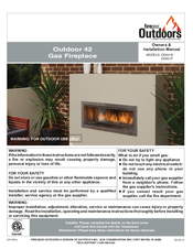 Outdoors Outdoor 42 Owners & Installation Manual