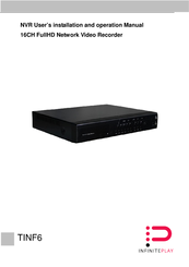 Infinite Play Series NVR User's Installation And Operation Manual