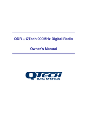 QTech QDR Owner's Manual