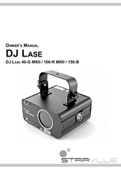 Stairville DJ Lase100-R MKII Owner's Manual