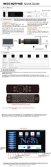 Neoi HDTV400 Quick Manual