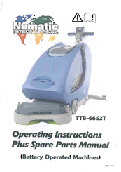 Numatic TTB-6652T Operating Instructions Manual