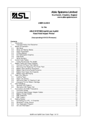 ABLE Systems Ap892 User Manual