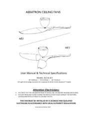 Aeratron AE3 Manuals | ManualsLib