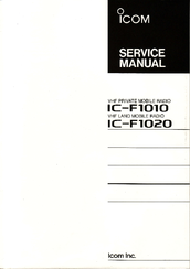 Icom IC-F1020 Service Manual