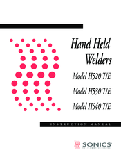 Sonics H530 T/E Instruction Manual