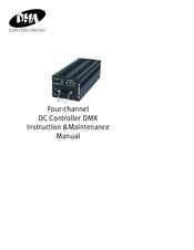 DHA Four-channel DC Controller DMX Instruction & Maintenance Manual