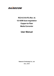 Raisecom RC316-FE User Manual