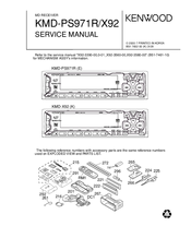Kenwood KMD-PS971R/X92 Service Manual