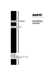 Sanyo CP21EF2 Instruction Manual